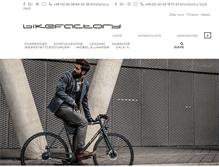 Tablet Screenshot of bikefactory-hamburg.de